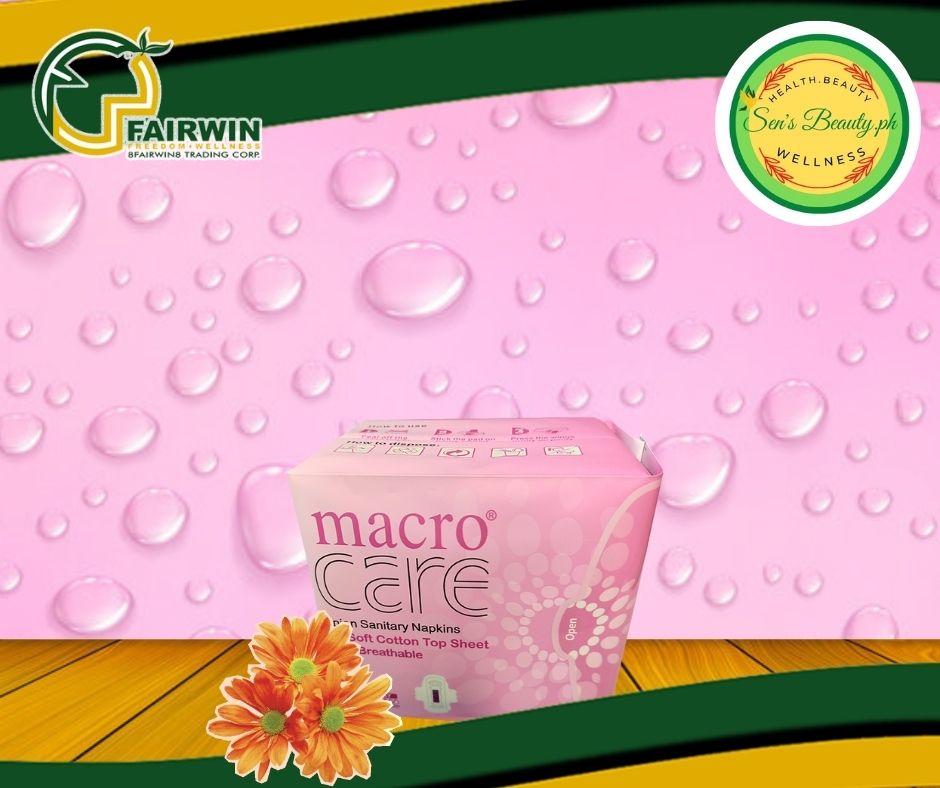 MACRO CARE SANITARY NAPKIN WITH NEGATIVE ION (DAY USE) Lazada PH
