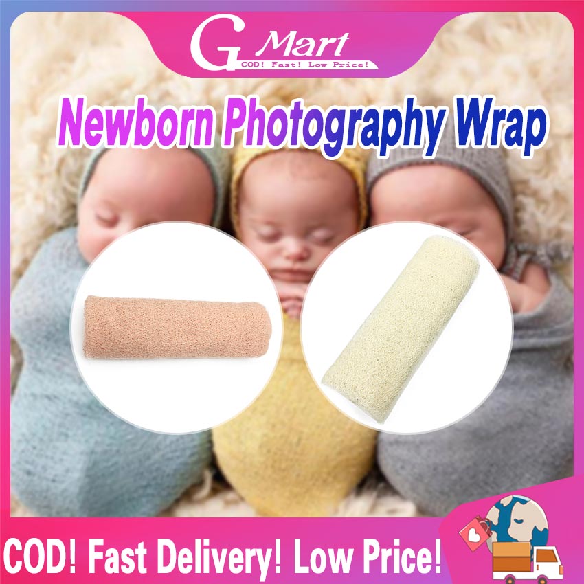 Newborn Baby Girl Boy Wraps Blanket Posing Swaddle Hollow Cover Photography Prop 