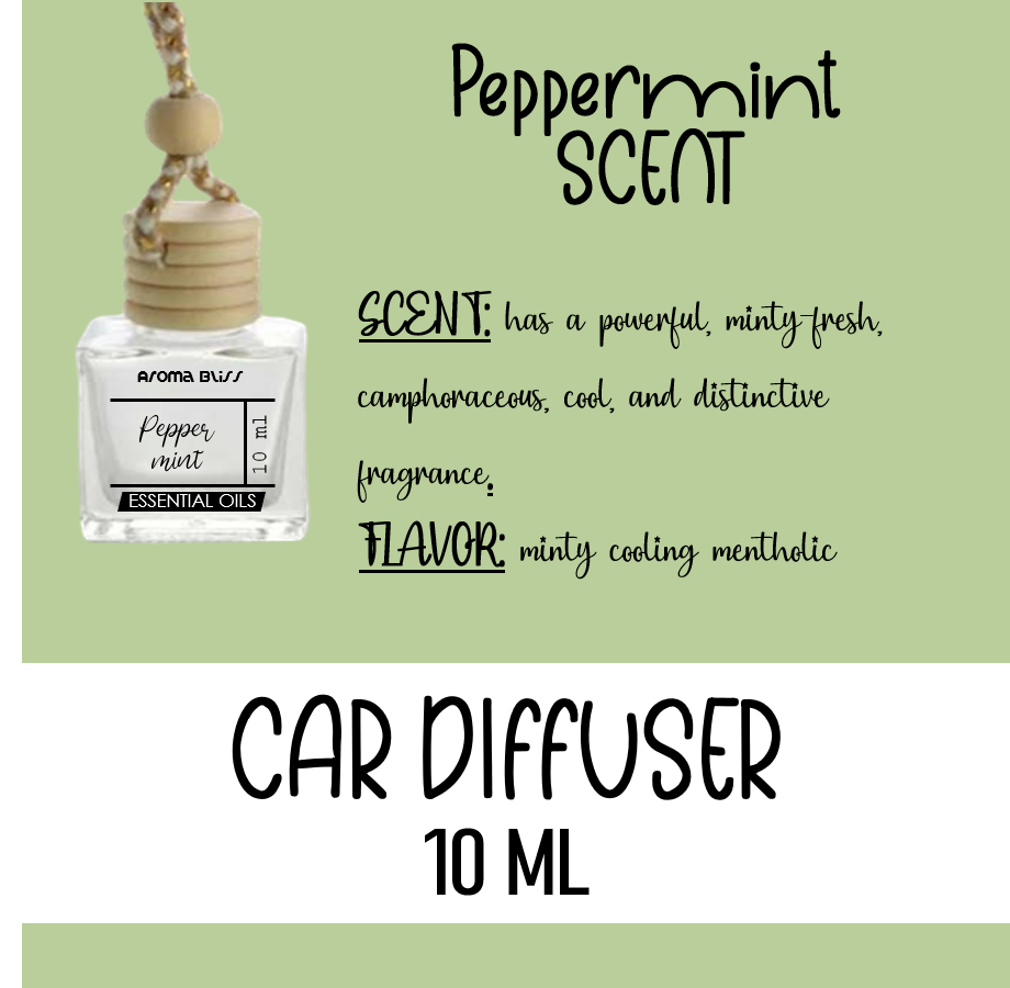 PEPPERMINT CAR DIFFUSER 10ML Lazada PH