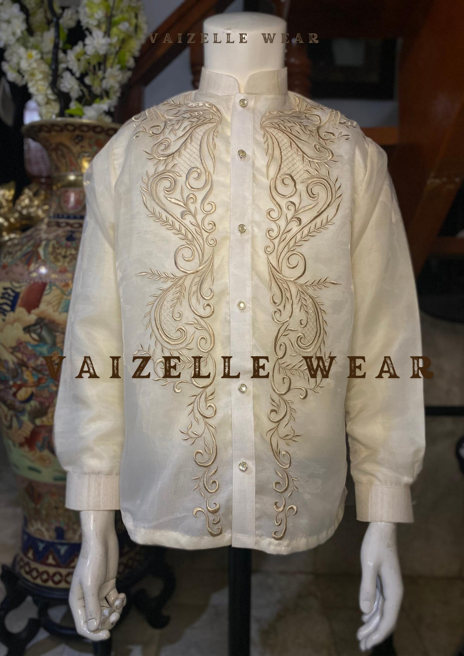 Barong tagalog for men (makapal & embossed ang burda) Lazada PH