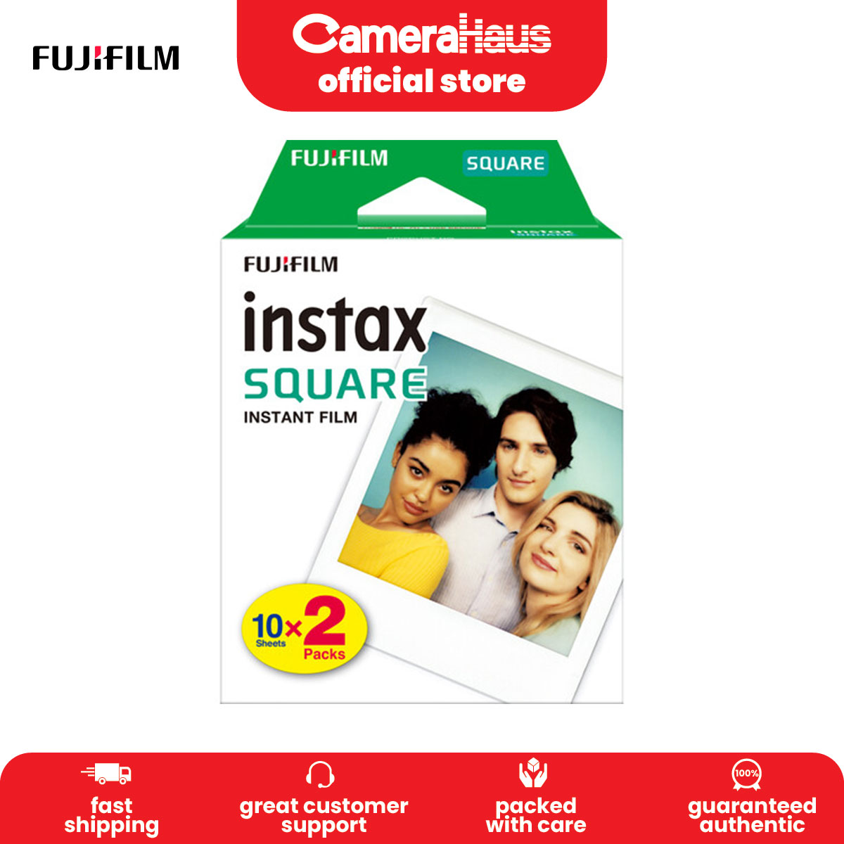 FUJIFILM INSTAX SQUARE Instant Film (20 Exposures)