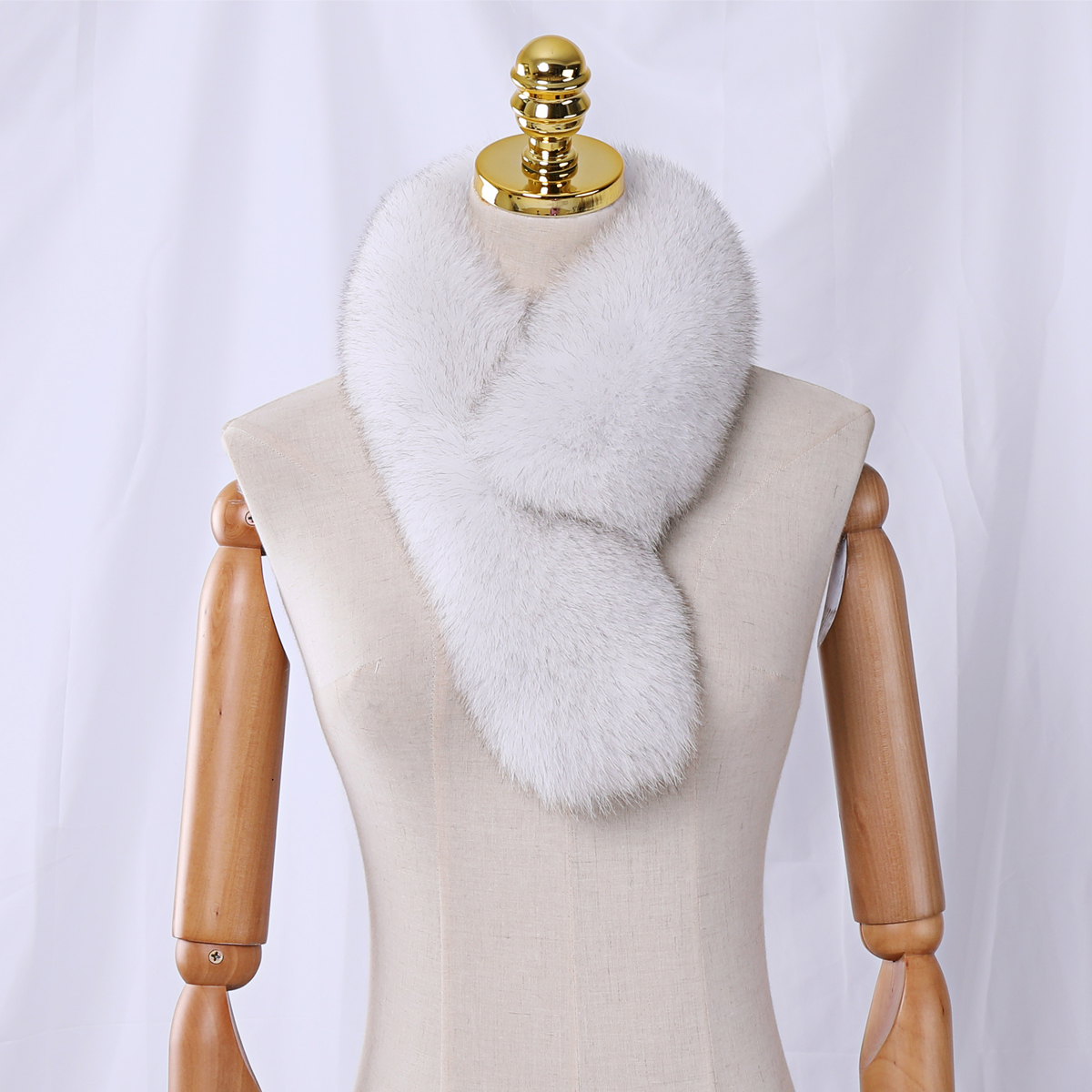real fur scarves and wraps