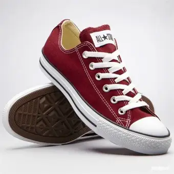 converse all star maroon low