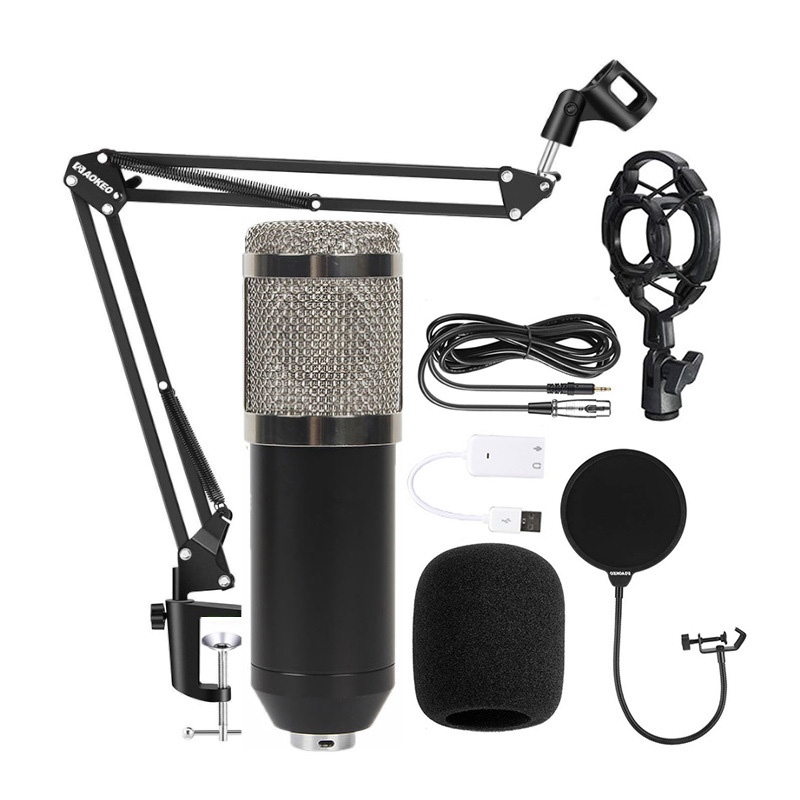 Ymore BM800 Microphone Studio Recording Kits Condenser Mic for PC