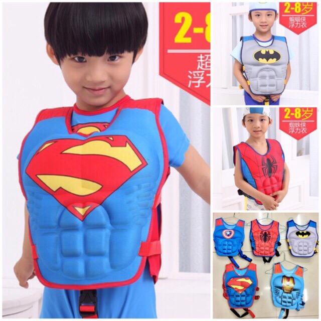 2-5 Y/O 3D MUSCLES SUPERHERO LIFE VEST FLOATER FOR KIDS | Lazada PH