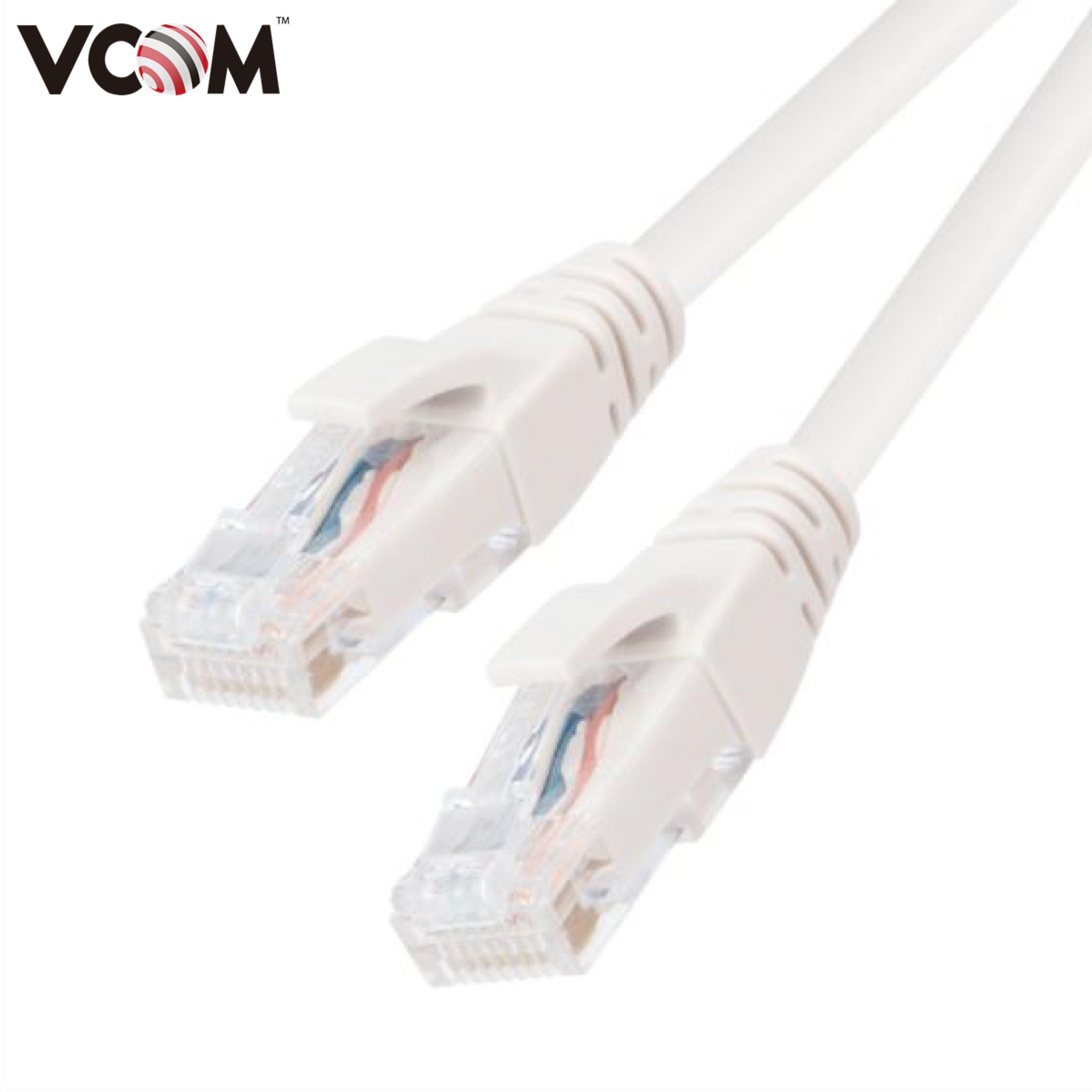 VCOM UTP Cat5e Patch Cord 0.50CCA With Button,Grey 5M And 20M (NP511B-5 ...