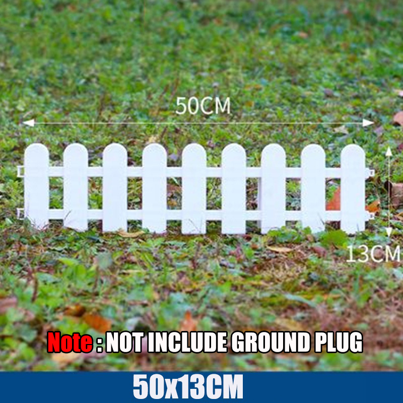 【COD】Plastic Fence Garden Plant Flower Gate Home Living Border Driveway ...