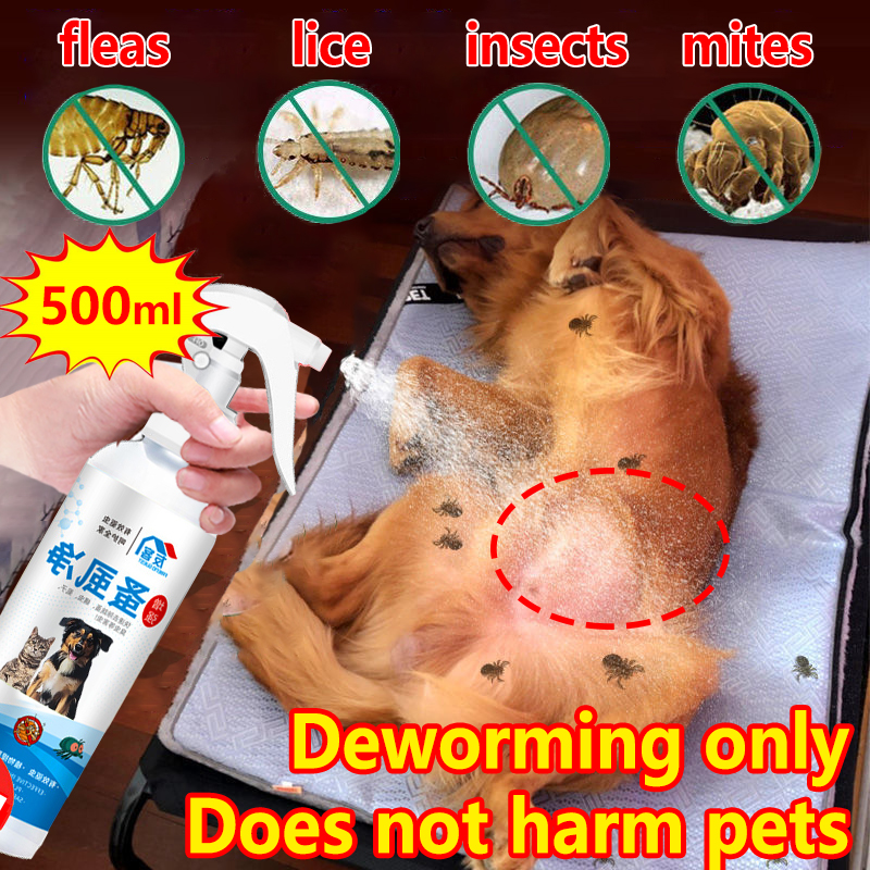 🐶100 authentic and effective🐱 Fleas and ticks remover 500ml Dog spray