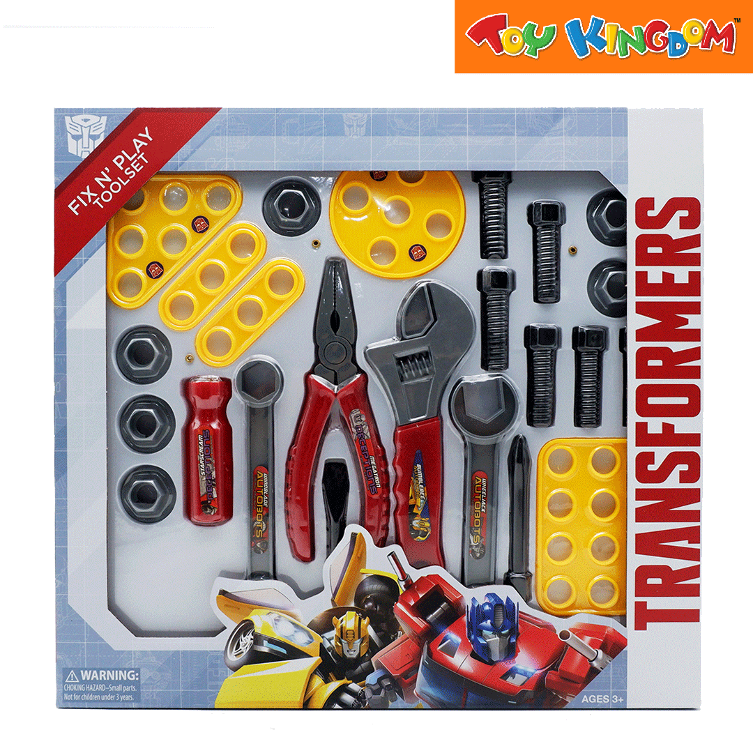 Transformers Fix 'n Play Screws and Bolts Carpenter Tools Playset