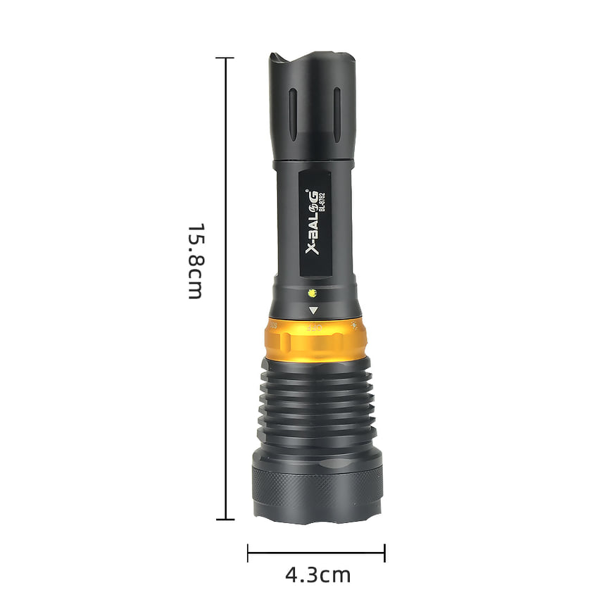 Aluminum Alloy Flashlight Waterproof Rechargeable Flashlight Lazada PH