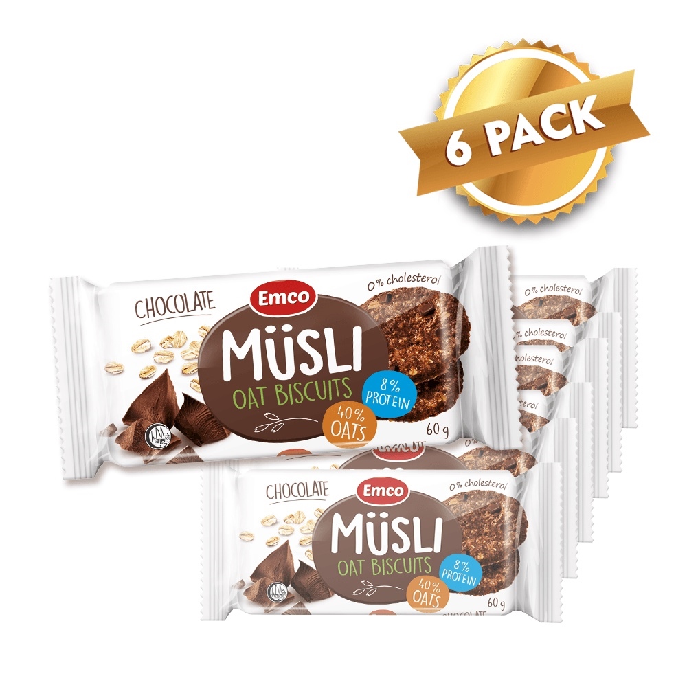 Musli Oat Biscuits Chocolate 60g (6 packs) Lazada PH