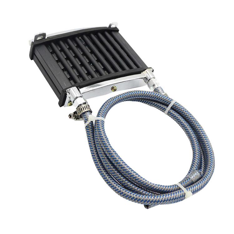 Motorcycle Engine Oil Cooler Universal Aluminium Alloy Cooling Radiator ...