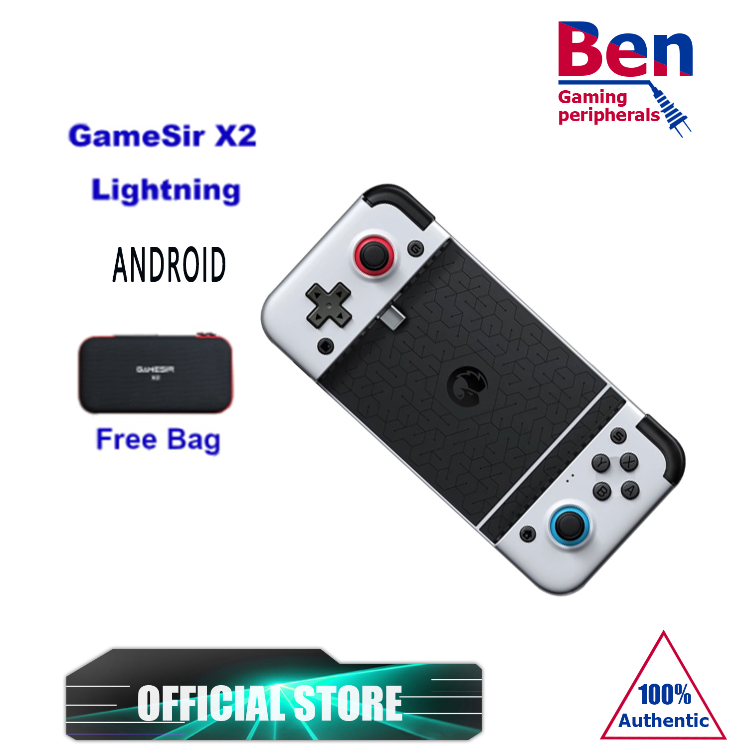 GameSir X2 Type-C Game Controller Mobile Gamepad for Xbox Game Pass,  PlayStation Now, STADIA Cloud Gaming 2021 