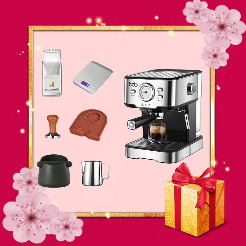 Espresso Coffee Maker Machine With Milk 