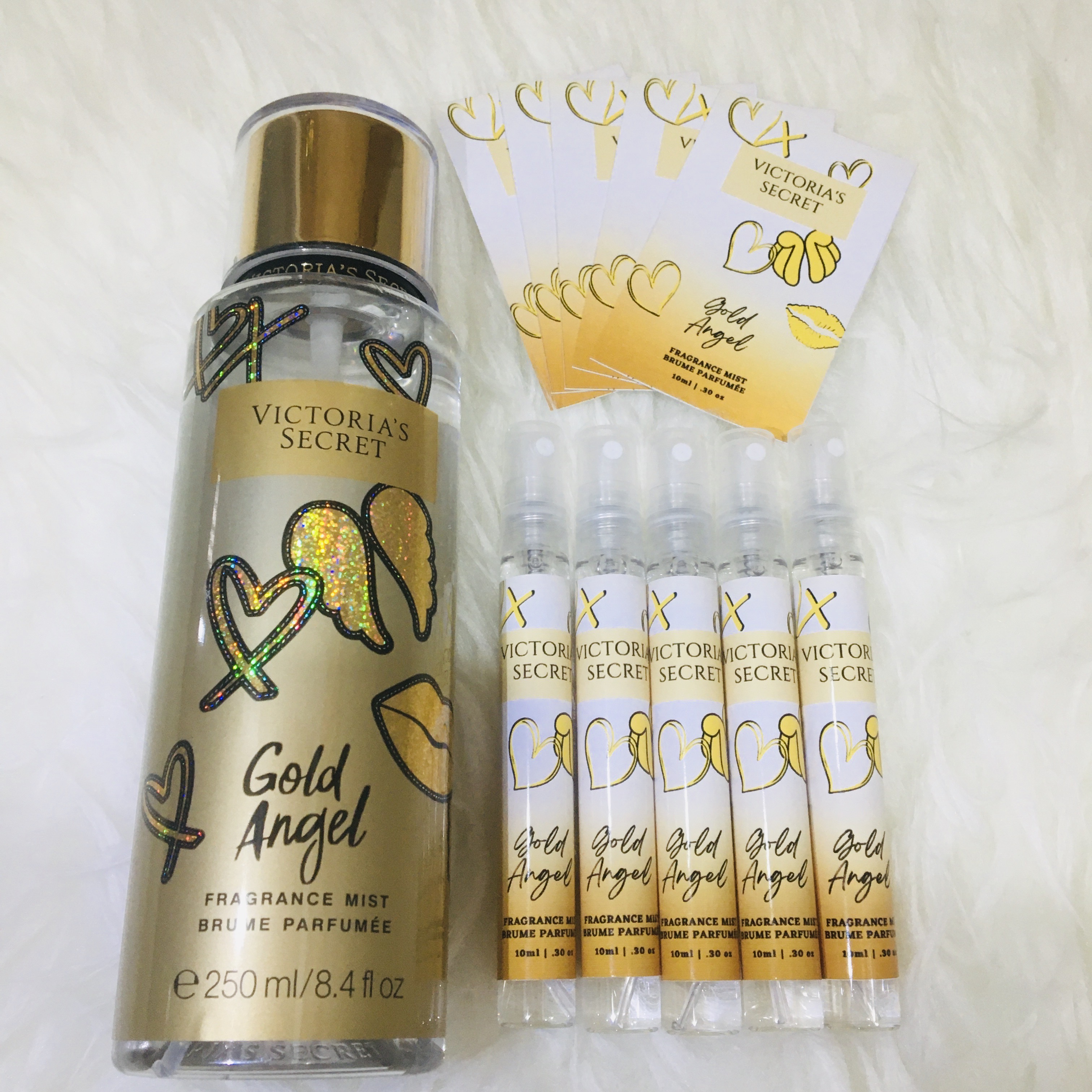 Victoria secret gold angel body mist hot sale