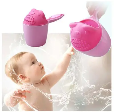 MnKC Cute Baby Bath Dipper Scoop Shampoo Cup Kids Bathing Shower Tabo
