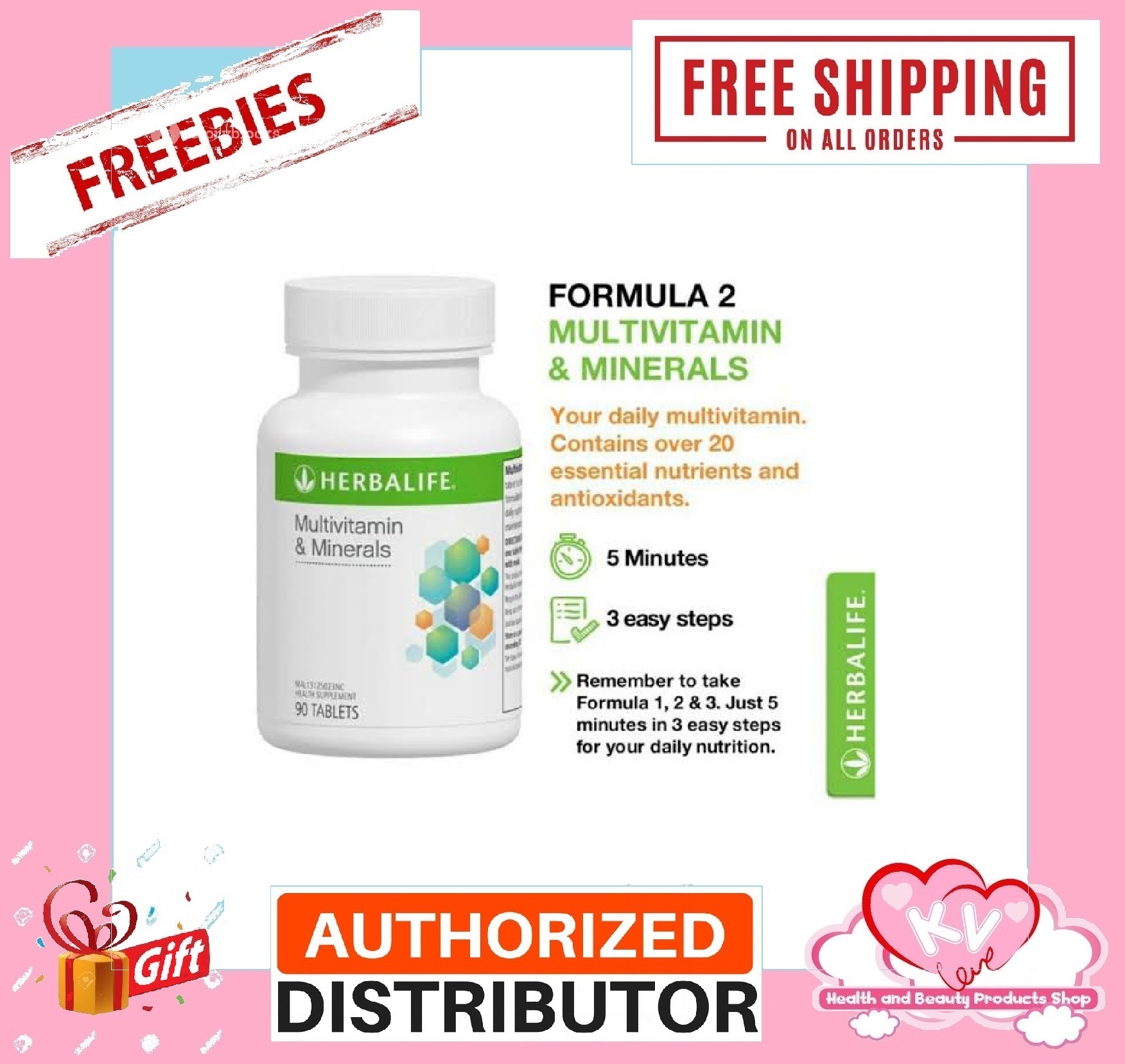 Herbalife Vitamins And Minerals Kvlove Lazada Ph 5677