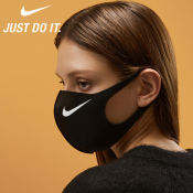 Face Mask Wasahable Nike Facemask Washable with Design Reusable Anti-virus Mask Anti-Dust Face Masks for Women and Men Black Cotton Face Mask Outdoor Mask Cycling Mask 3D Mask Anti Haze Dust Face Mask Wasahable Korean Design