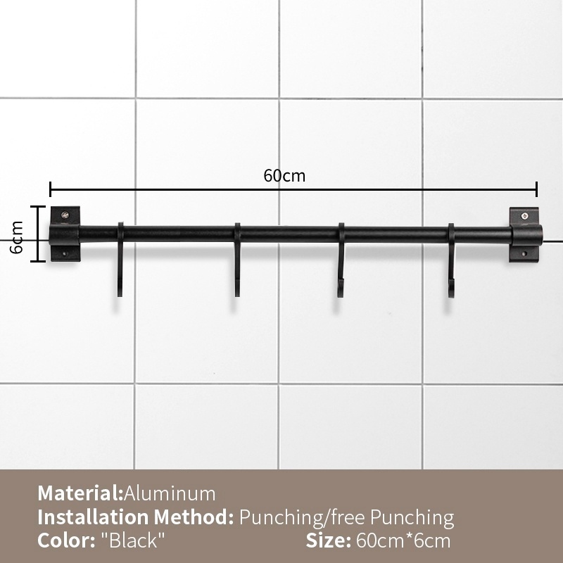 HC Spice Rack Wall Mounted Condiments Rack Condiments Organizer Wall