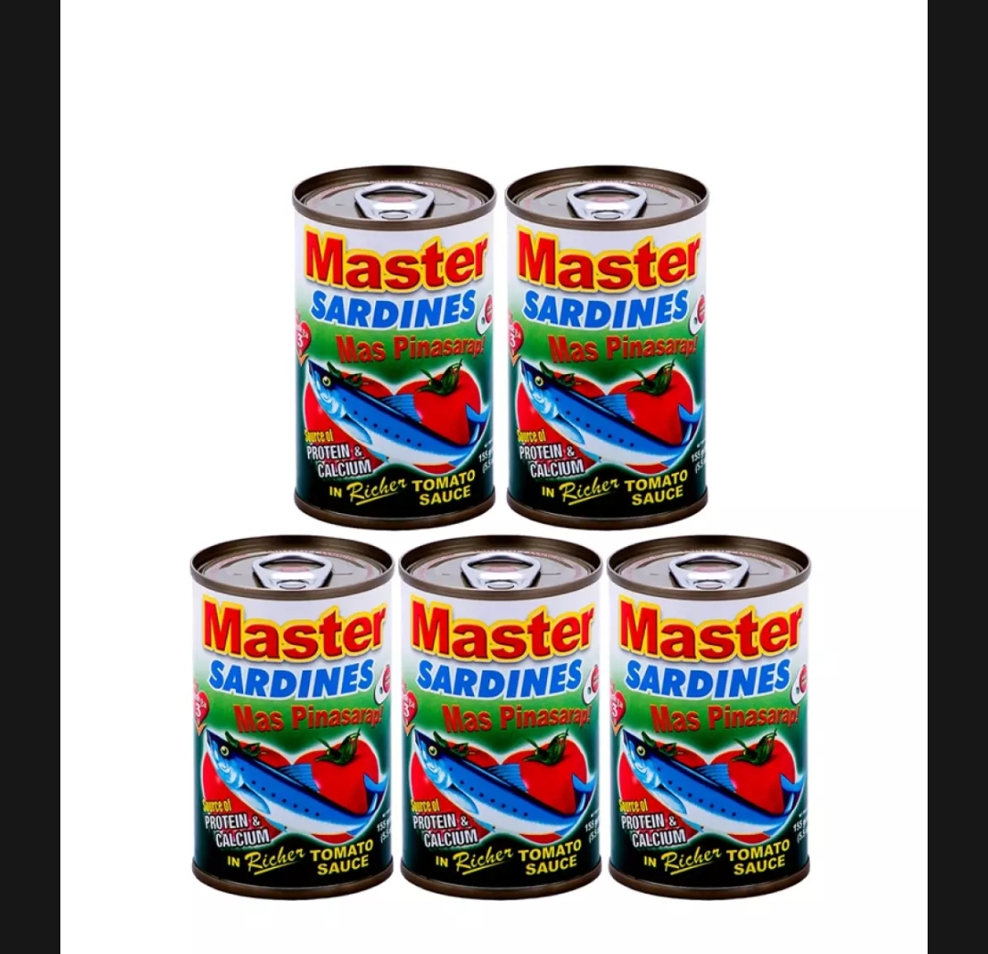 MASTER SARDINES BUNDLE OF 5 SOURCE OF PROTEIN AND CALCIUM Lazada PH