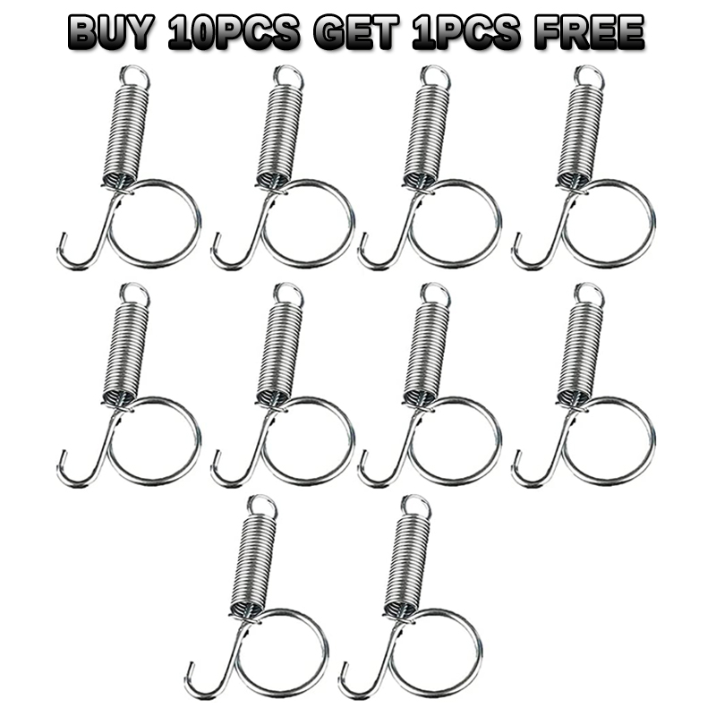 10/20/50Pcs 75mm Multifunctional Cage Door Spring Hook Metal Finger Spring Latch Hook for