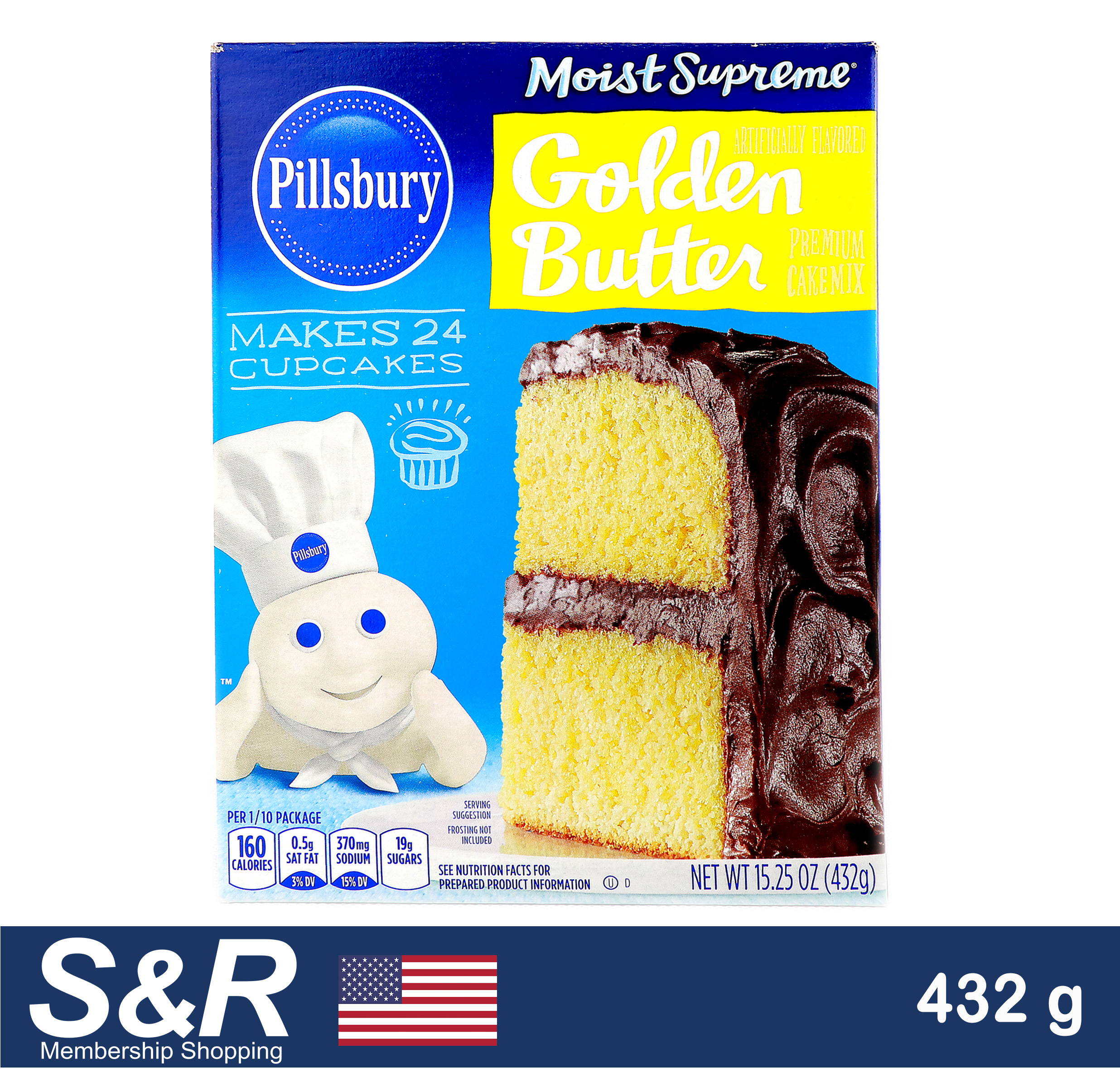 Pillsbury Moist Supreme Golden Butter Premium Cake Mix 432g | Lazada PH