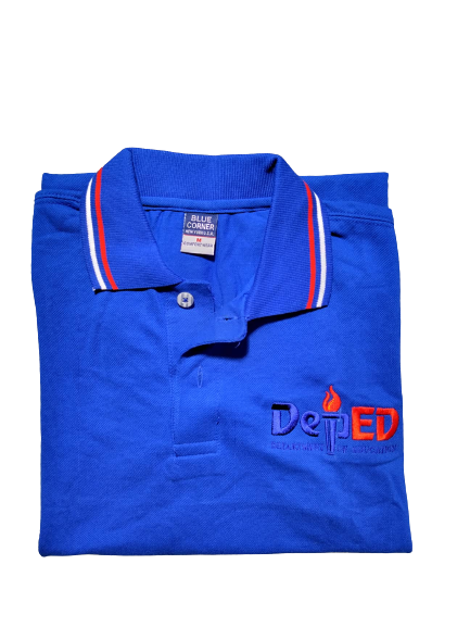 Deped Matatag Blue Corner Deped Polo Unisex Front And Back Logo Lazada Ph 6950