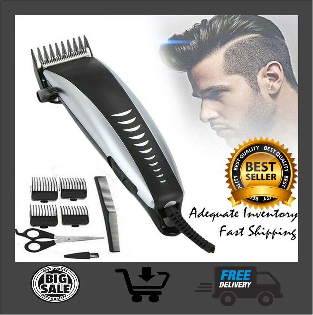 AUTHENTIC SUPER PRO CLIPPER Razor Men Haircut Grooming Shaving Tool Professional  Hair Clipper for Men Hair Trimmer Clipper Beard Clipper Nose Ear Hair  Remover Eyebrow Trimmer Electric Razor with Accessories Set |