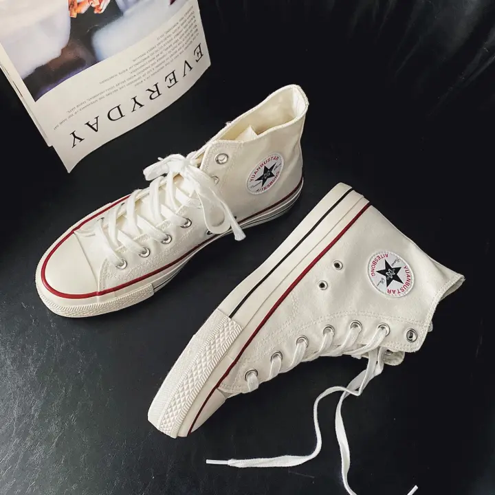 high cut canvas shoes