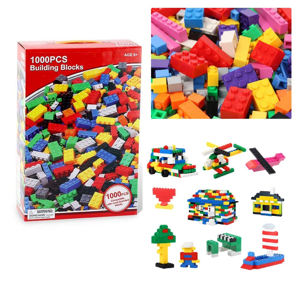 1000 Pcs Building Blocks City DIY 