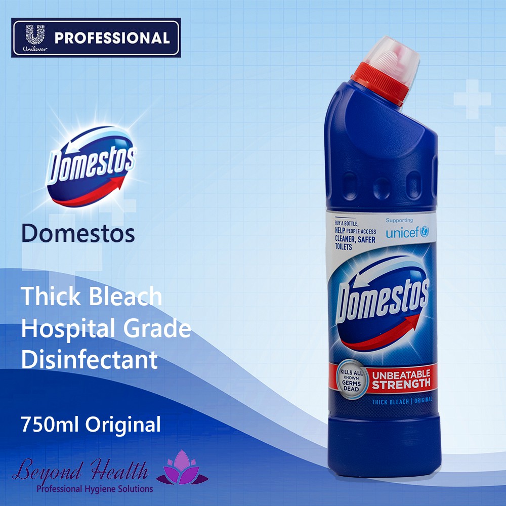 Domestos Original Thick Bleach Hospital Grade Disinfectant 750ml