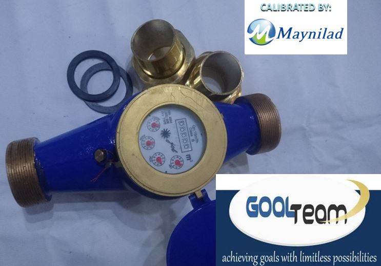 Water Meter Jet 2in (50mm) Cast Iron (H) w/ Maynilad Certificate