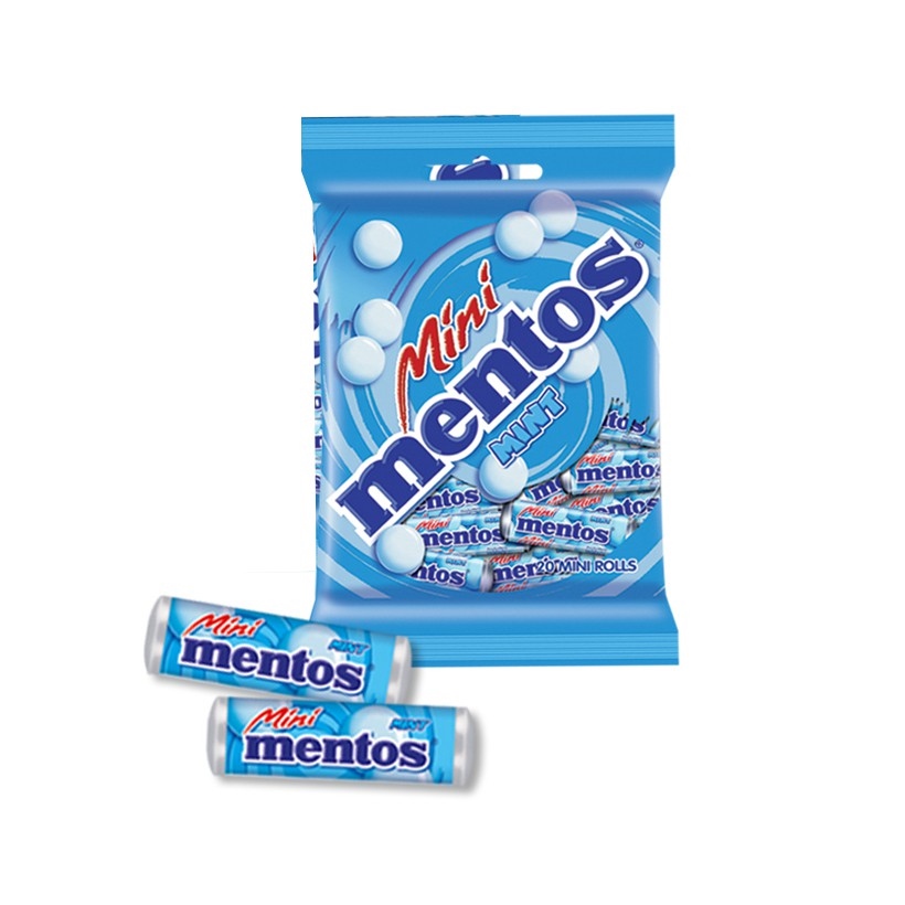 Mini Mentos Mint 20s - 2 Bags 