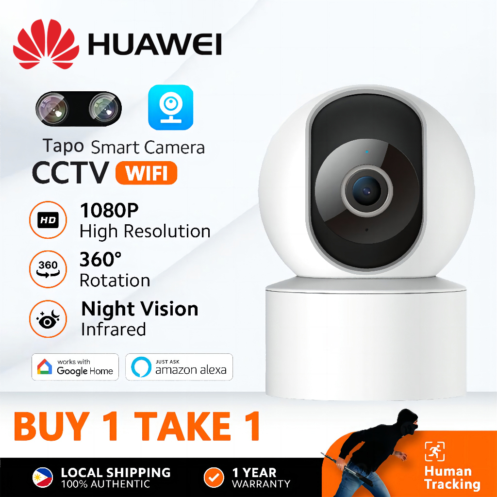 Huawei CCTV Camera Wifi Connect 360 With Audio and Speaker