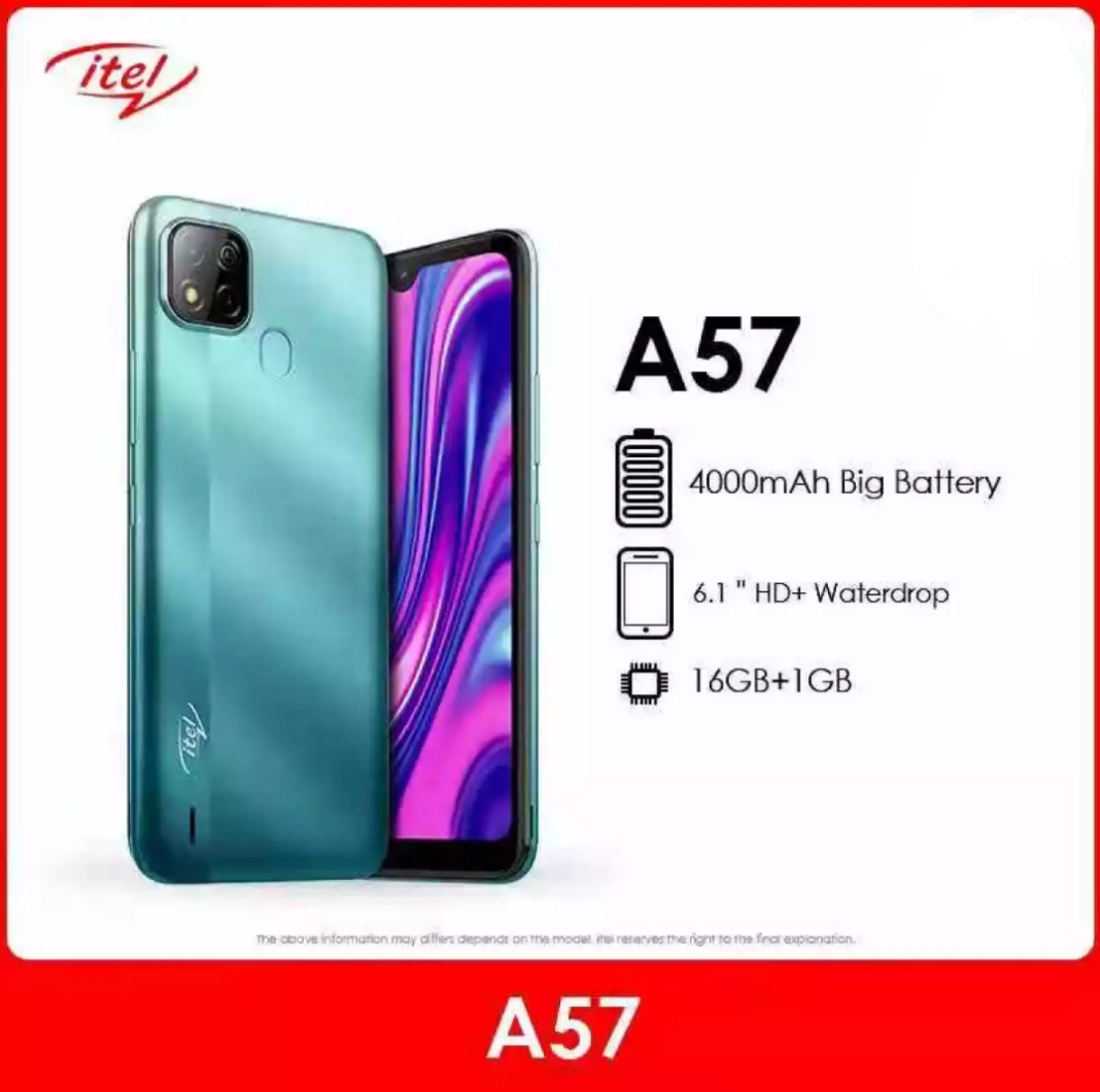 itel a57 specs