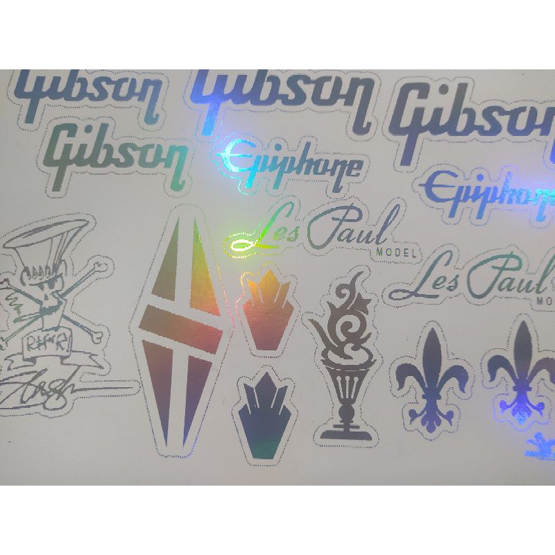 GIBSON GUITAR Waterslide Decals SET Lazada PH