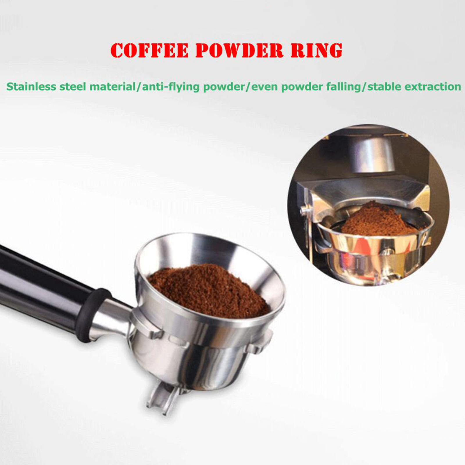 CCCOOL Phễu Đong Cà Phê Espresso Bằng Thép Không Gỉ