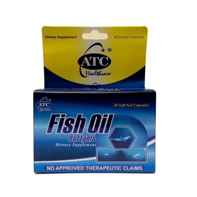 Atc Health Fish Oil 995mg 30 Softgel Capsules Lazada PH