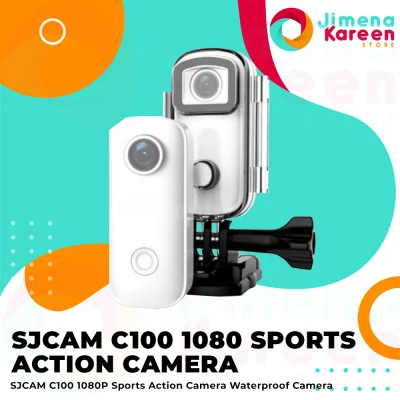 SJCAM Action Camera C100 Thumb Camera 1080P 30FPS H.265 12MP NTK96672 Chipset 2.4GHz WiFi 30M Waterproof Case