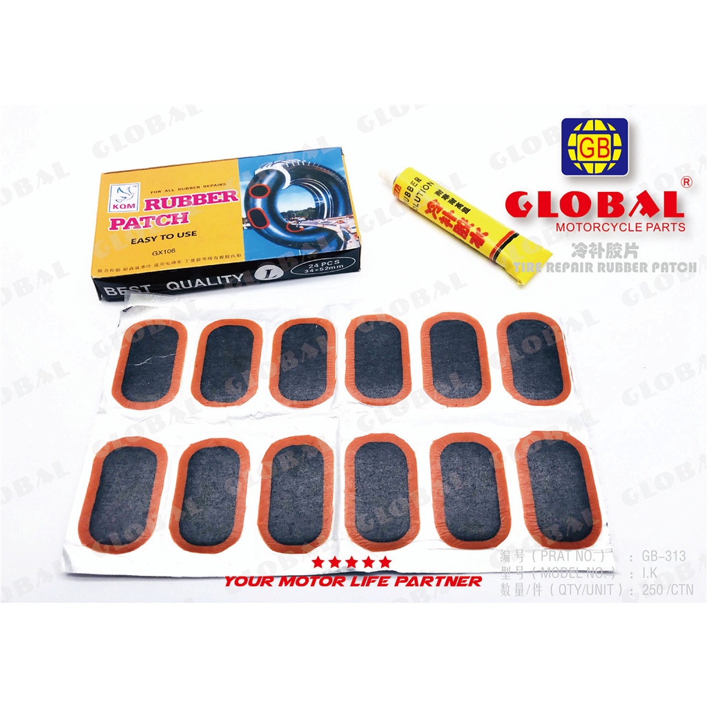 Knight Motorycle Accessories Parts Red Sun Cold Patch Sealant