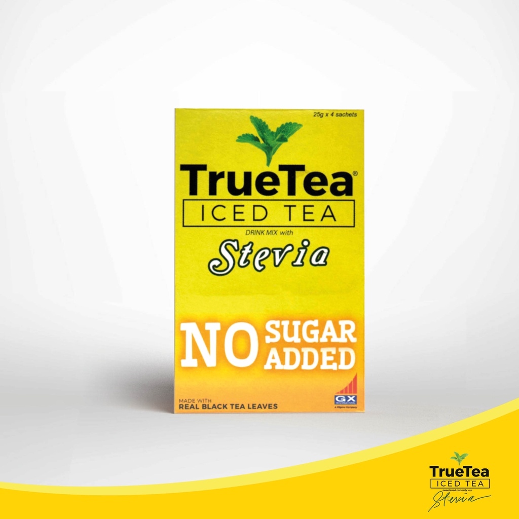 TrueTea Iced Tea with Stevia 25g x 4 (Diabetic Friendly) Lazada PH