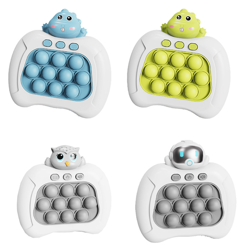 Pop Push Childrens Press Handle Fidget Toy Pinch Feeling Quick Push Game Squeeze Decompression Toys Whac-A-Mole Toys Sensory Toy