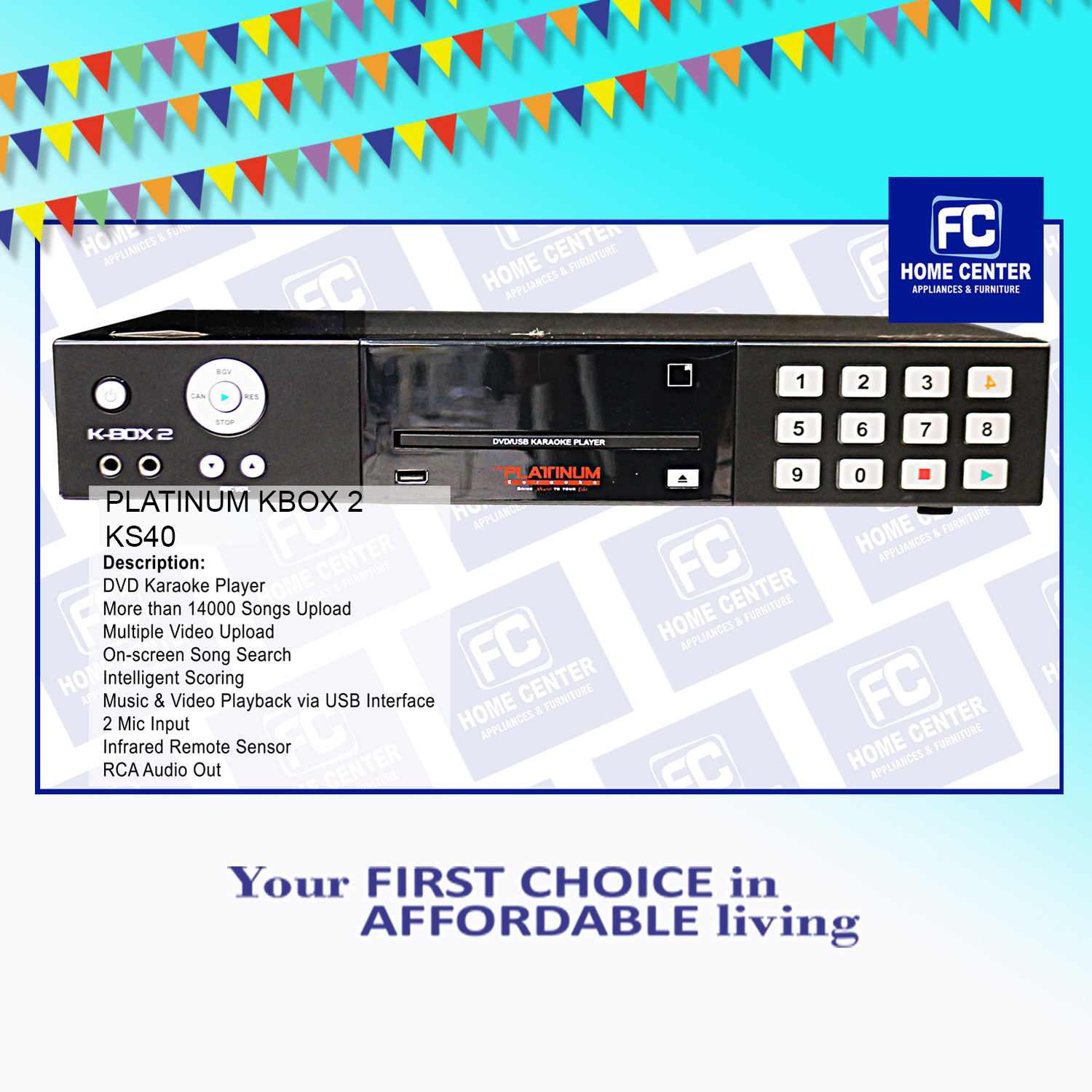 PLATINUM HOME KARAOKE KBOX 2 KS40 Lazada PH