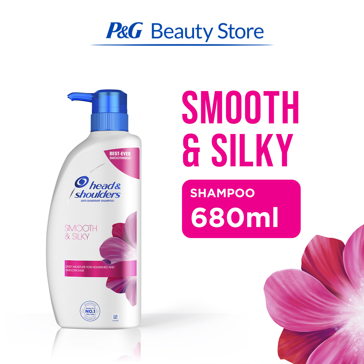 Head & Shoulders Smooth & Silky AntiDandruff Scalp Care Shampoo 680mL Lazada PH