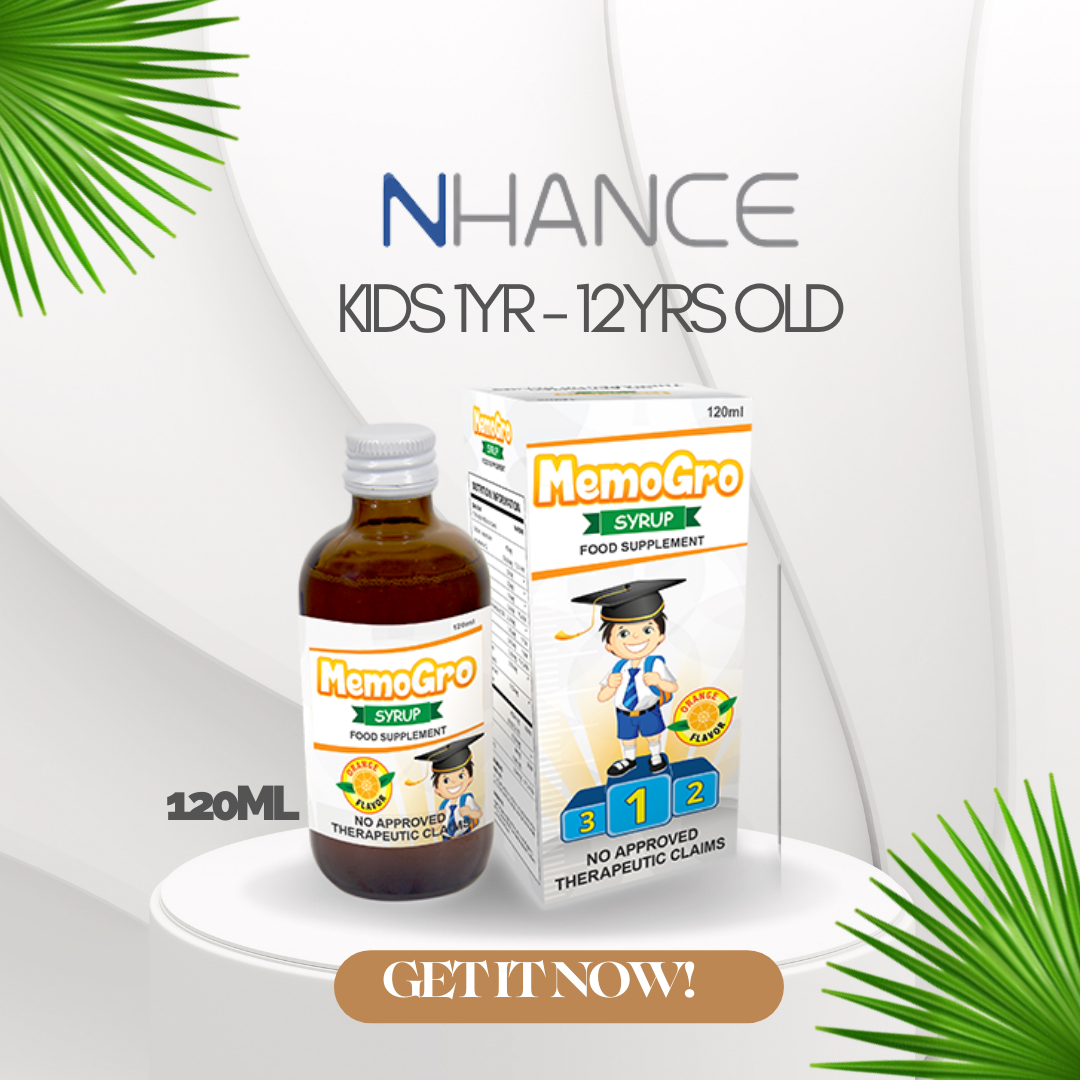 MEMOGRO MULTIVITAMINS Food Supplement for Kids 1yrs old to 12yrs old