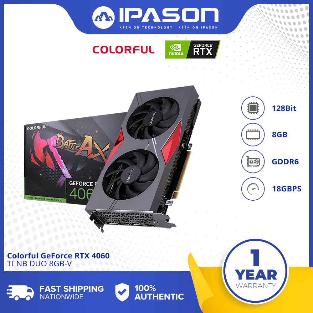 Colorful GeForce RTX 4060 Ti Graphics Cards (8GB 16GB)
