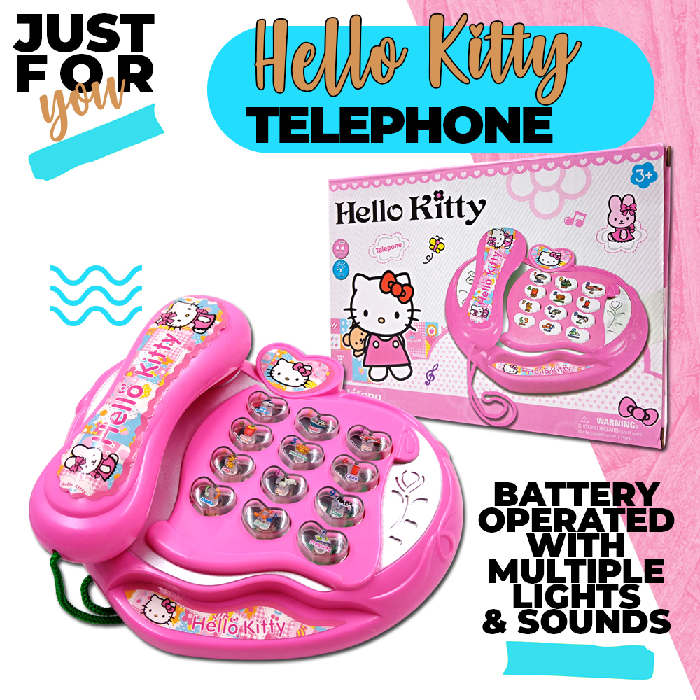 pink telephone toy