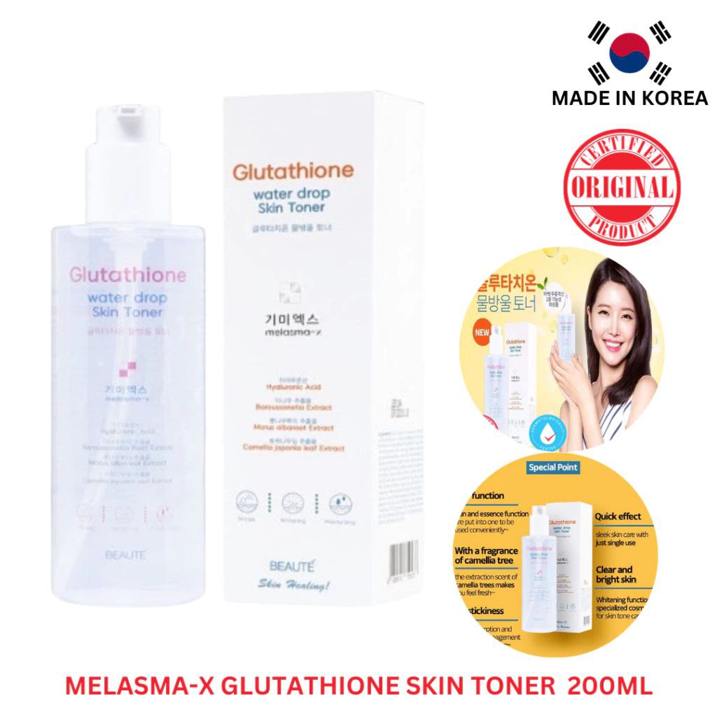glutathione water drop skin toner Melasma-X Glutathione Water Drop Skin Toner Korea Beaute