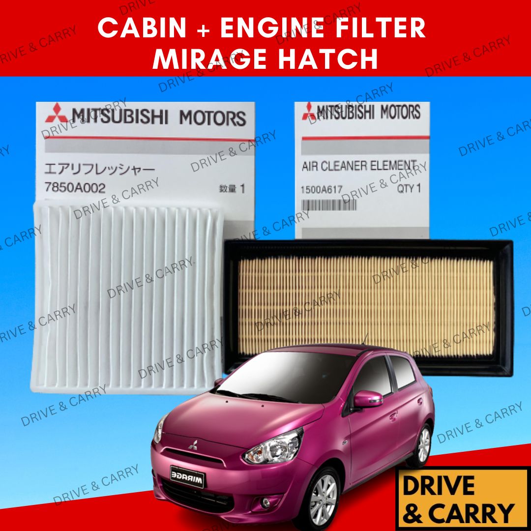 Bundle Air Filter and Cabin Filter Mitsubishi Mirage G4/HB(2012 2022
