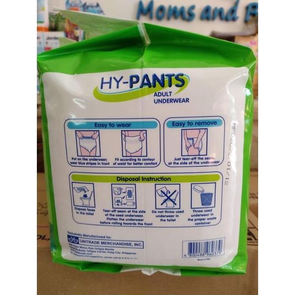 HY Pants adult diaper Large 10pcs Lazada PH